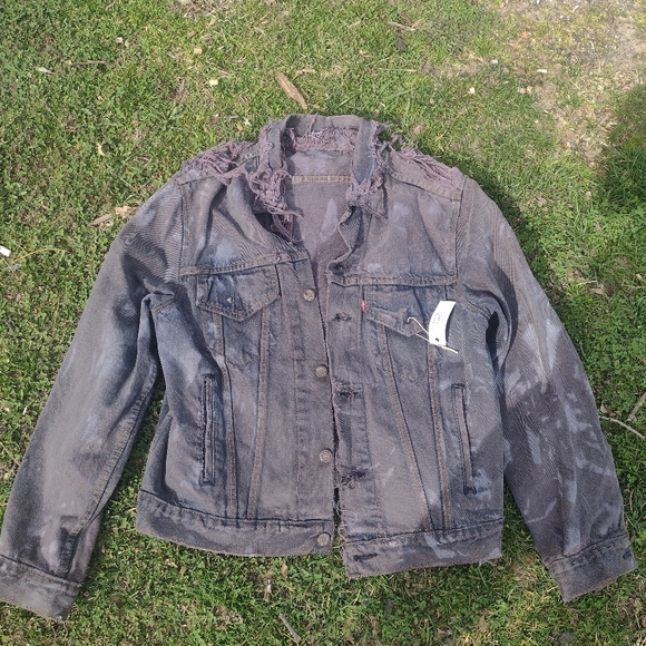 Levi's Denim Custom Jacket - Picture 2 of 2